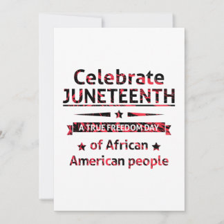 Save The Date 19°, Liberté des Afro-Américains.