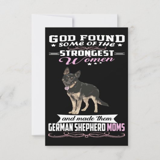 Save The Date 1 German Shepherd Mom God Found Some Of Strongest  (Devant)