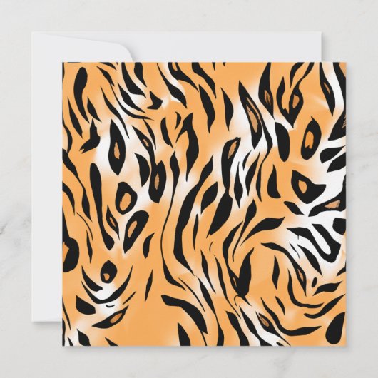 Save The Date 1er anniversaire de Wild ONE Baby's mignon Tiger P (Dos)