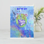 Save The Date 1er anniversaire du bébé (Debout devant)