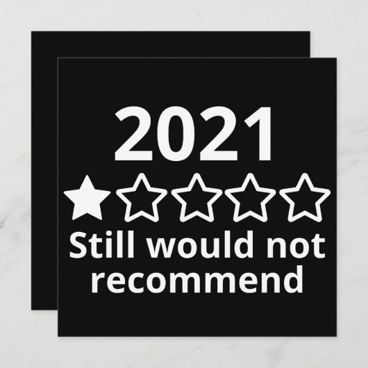 Save The Date 2021 (2)2021 One Star Rating (Devant / Derrière)