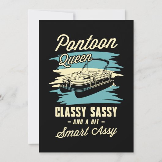 Save The Date 24.Pontoon reine classe sassy et un peu assy Ponto (Devant)
