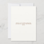 Save The Date 2 anneaux mariages aquarelle rustique enregistrer  (Dos)