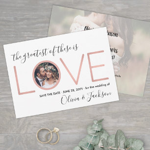 Save The Date 2 Photo Corinthiens Amour Mariage Économisez la Da