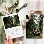 Save The Date 2 Photo Mariage Simple Enregistrer La Date Invitat