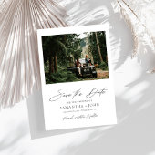 Save The Date 2 Photo Mariage Simple Enregistrer La Date Invitat