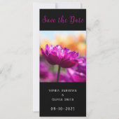 Save The Date 2 photos modernes noir (Devant)
