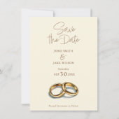 Save The Date 2 sonneries mariages enregistrer la date (Devant)
