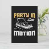 Save The Date 30.Pontoon boat Venin for a Boat Fan (Debout devant)