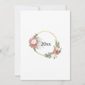 Save The Date 30e anniversaire du Mariage Pearl (Dos)