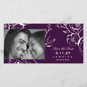 Save The Date 311-Lush Eggplant Purple Enregistrer la date