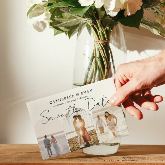 Save The Date 3 Arche photo Enregistrer la date Script Mariage m