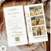Save The Date 3 Diplôme Photo Strip Enregistrer la date | Code Q