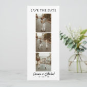 Save The Date 3 Photo Booth QR Code Mariage (Debout devant)