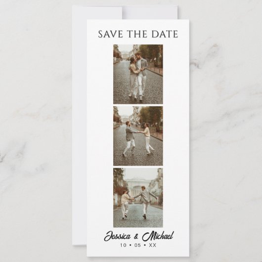 Save The Date 3 Photo Booth QR Code Mariage (Devant)