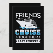 Save The Date 42.Les amis qui croisent ensemble Dernier pour tou (Devant / Derrière)