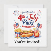 4 juillet, réservez la date  Fête de l'Indépendanc