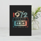 Save The Date 50 Cadeaux Anniversaire Année Vieux Fait en 1972 C (Debout devant)