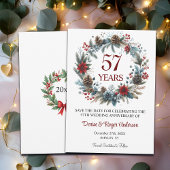 Save The Date 57e anniversaire du Mariage hiver
