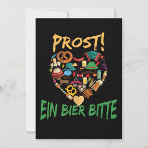Save The Date 58.Funny Oktoberfest Prost Ein Bier Bitte Allemagn