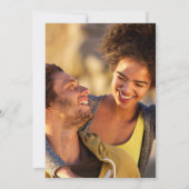 Save The Date 5 Photo Collage Mariage Gold Script (Dos)