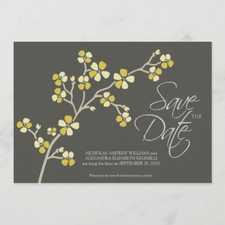 Save The Date 5X7 Cherry Blossom Designer Enregistrer la date : 