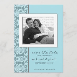 Save The Date 5X7 Choisissez votre propre couleur Baroque Enregi