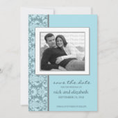 Save The Date 5X7 Choisissez votre propre couleur Baroque Enregi (Devant)