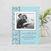 Save The Date 5X7 Choisissez votre propre couleur Baroque Enregi (Debout devant)