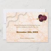 Save The Date 70e anniversaire inhabituel Parties scintillant ba (Dos)