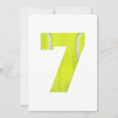 Save The Date 7e anniversaire 2013 Tennis Boys Girls Kids Septiè (Devant)