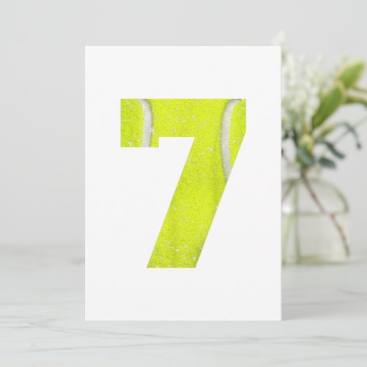 Save The Date 7e anniversaire 2013 Tennis Boys Girls Kids Septiè (Debout devant)