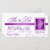 Save The Date 85e anniversaire - Enregistrer l'annonce de la dat (Devant / Derrière)