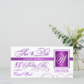 Save The Date 85e anniversaire - Enregistrer l'annonce de la dat (Debout devant)