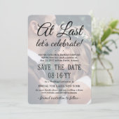 Save The Date À Dernier 2 Photo simple superposition Mariage Cél (Debout devant)