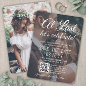 Save The Date À la Dernière réception de mariage reportée Photo 