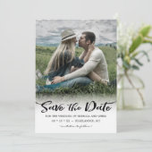 Save The Date À l'horizon, photo Enregistrer l'invitation de la  (Debout devant)