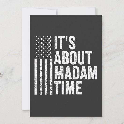 Save The Date A propos de l'élection démocrate de Time Harris (Devant)