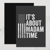 Save The Date A propos de l'élection démocrate de Time Harris (Devant / Derrière)