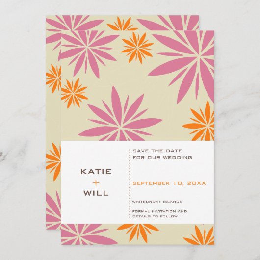 SAVE THE DATE AANKONDIGING :: Vitality 4P (Voorkant / Achterkant)