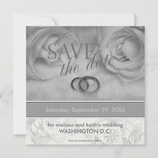 Save the Date-aankondigingen Kaart (Voorkant)