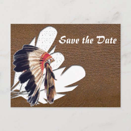 Save the date aankondigingskaart (Voorkant)