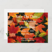 Save the date aankondigingskaart (Voorkant / Achterkant)