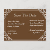 Save the date aankondigingskaart (Achterkant)