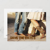 Save the date aankondigingskaart (Voorkant / Achterkant)