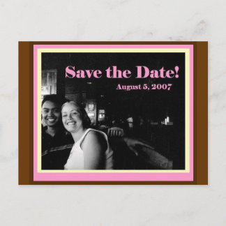 Save the date aankondigingskaart