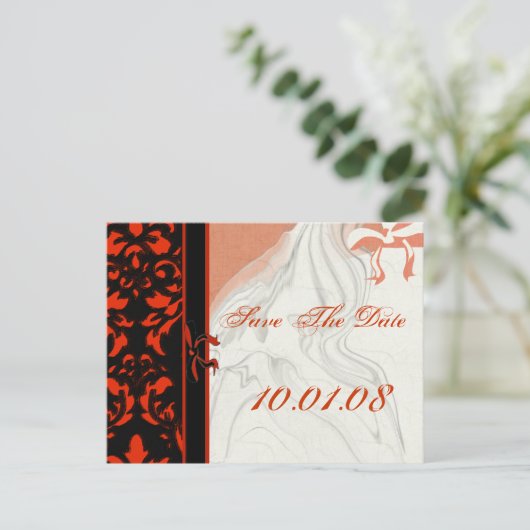 Save the date- aankondigingskaart (Staand voorkant)