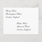 Save the date. aankondigingskaart (Achterkant)