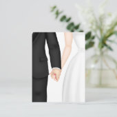 Save the date aankondigingskaart (Staand voorkant)