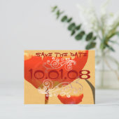 Save the date aankondigingskaart (Staand voorkant)